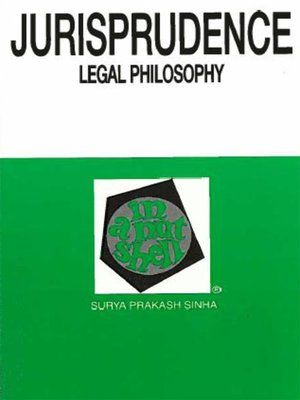 cover image of Jurisprudence (Legal Philosophy) in a Nutshell